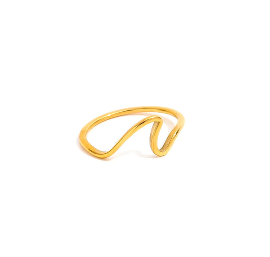 Lustrous Arc Ring
